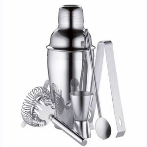 AR+Cook 5-Piece Set Bar Tools- Silver